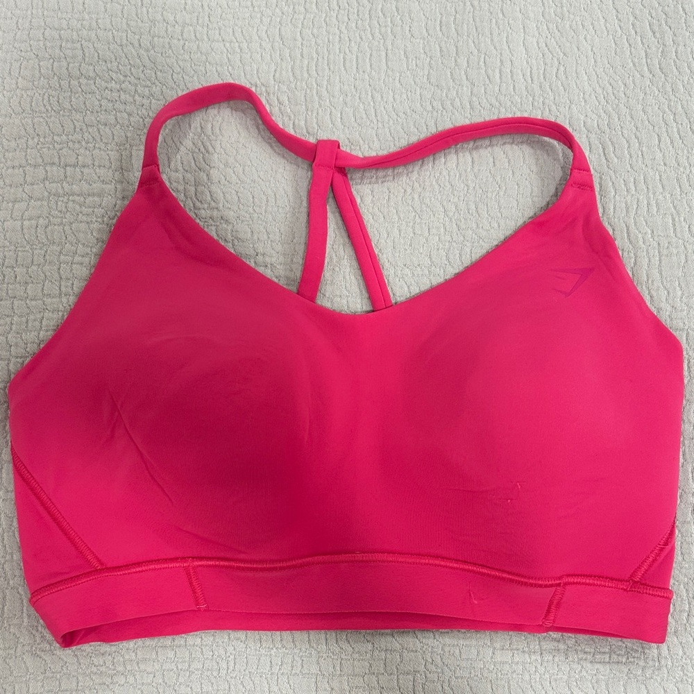 Gymshark Hot Pink Sports Bra - Picture 3 of 6